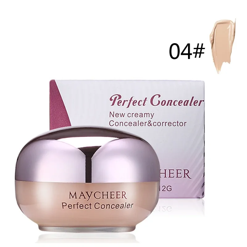 4 Face Concealer Cover Dark Circles Acne Freckles Hide Pores Even Skin Tone Concealer Cream Face Makeup - Цвет: 4