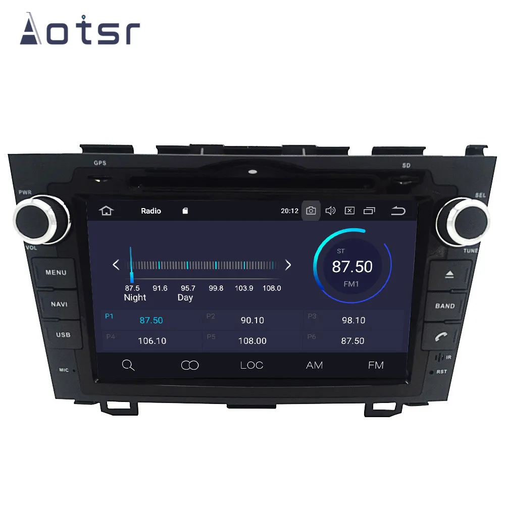 DSP Android 9,1 gps автомобильный dvd плеер с навигацией плеер для Honda 2006-2011 автомобильное Стерео Радио мультимедийный плеер головное записывающее устройство