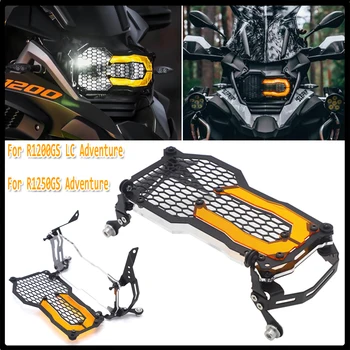 

Motorcycle front Loss Clear Headlight Grill Protector Guards Cover 2014-2020 For BMW R1200GS R1200 GS R1250GS LC Adventure