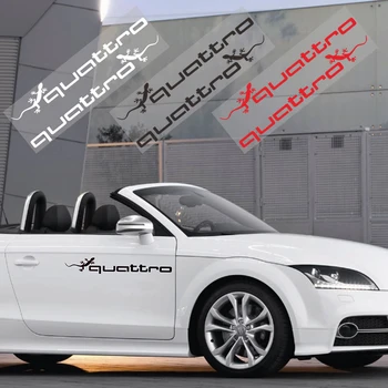 

2pc car body sticker car decoration decal car styling For Audi a3 a4 a5 a6 s4 s5 s6 s7 c5 c6 b7 b8 b6 q3 q5 q7 8p 8v accessories
