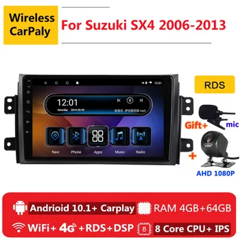 

2 din 8 core android 10 car radio auto stereo for Suzuki SX4 Fiat Sedici 2006 07 08 09 2013 navigation GPS DVD Multimedia Player