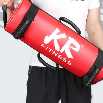 

5/10/15/20/25/30KG Adult Muscle Training PU Leather Power Bag Unfilled Fitness Body Building Gym Sports Sand Bags Heavy Duty