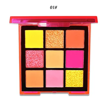 

9-color Beauty Matte Shimmer Pearlescent Eyeshadow Palette Long Lasting Smudge-proof Eye Shadow
