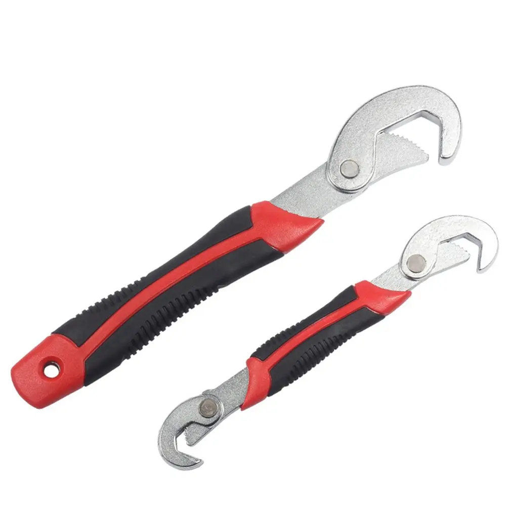 

2Pcs/set Universal Multi-Function Integral Forging Fast Pipe Wrench Adjustable Wrench Running Rivers And Lakes Universal Wrench