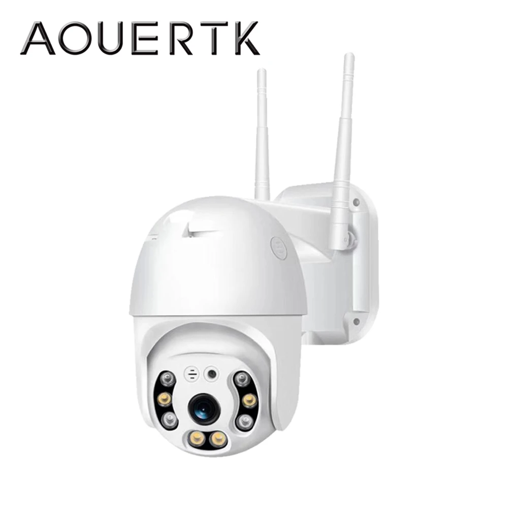 PTZ Wireless IP Camera Waterproof Digital Zoom Speed Dome Super 1080P WiFi Security CCTV Auto-Tracking AI Human Detection | Безопасность