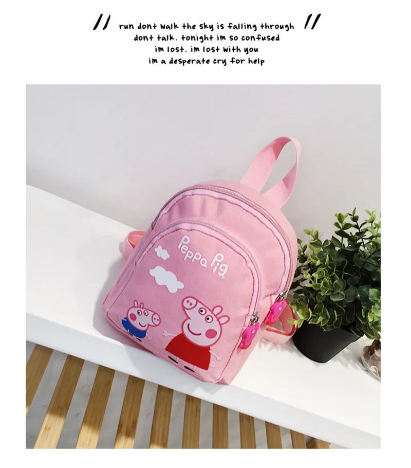 Peppa Pig Peggy/Детская Холщовая Сумка на плечо, мини-сумка, подарок для детей 1-4 лет