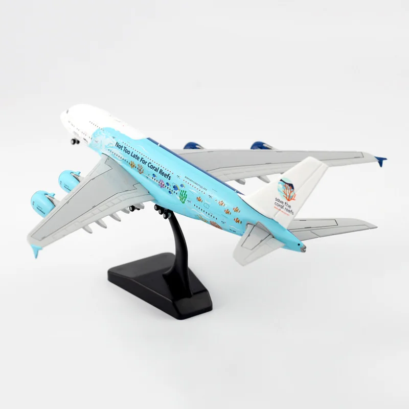 1:400 масштаб HiFly Airbus A380 авиалиний сплав самолетов модели самолета самолет Коллекционная модель дисплея коллекционная игрушка