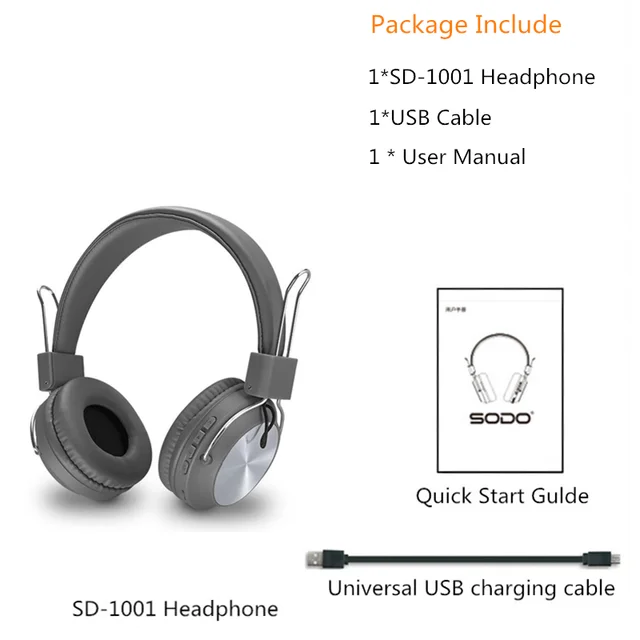 Sodo 1001wireless Headphone Bluetooth 
