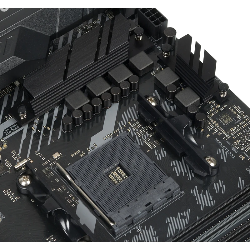 Материнская плата Asus TUF X470-PLUS GAMING Soc-AM4 AMD X470 4xDDR4 ATX AC`97 8ch(7.1) GbLAN RAID+DV