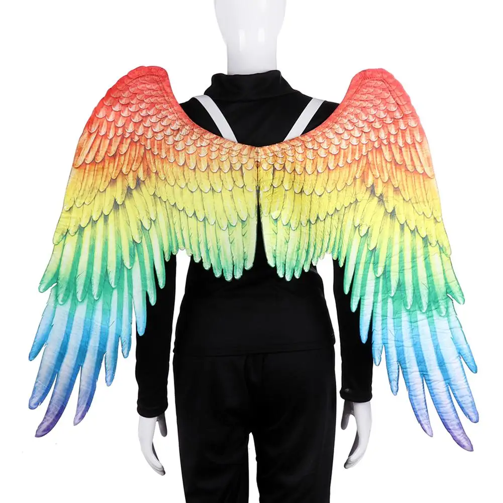 

LGBT Gay Prop Angel Rainbow Wing Gay Pride Parade Costume Chothing Rainbow Wings For Adult Gay Lesbians Carnival Halloween Party