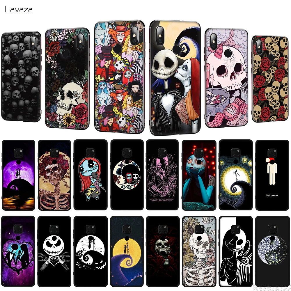 

Lavaza Dancing Nightmares skull TPU Phone Cover for Huawei Honor View 20 Pro Mate 10 20 30 Lite Pro Soft Case