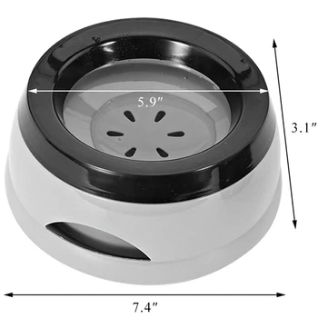 

Pet Water Bowl Vehicle Carried Car Water Bowl Auto-Adjustable Floating Bowl with Large Capacity Anti-Spill Slow Water Bowl Avoid