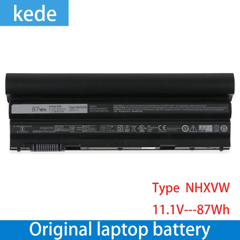 Kede ноутбук батарея NHXVW для DELL Latitude E6420 E6520 E5420 E5520 E6430 71R31 T54FJ 9 ячеек M5Y0X 11,1 V 97WH