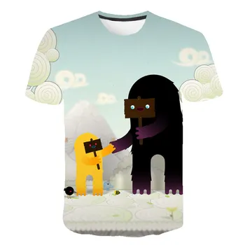 

2020 Summer Cartoon Anime Kids T-shirt 3D Printing Casual Boys and Girls All-match T shirt O-Neck Baby Cute Tops