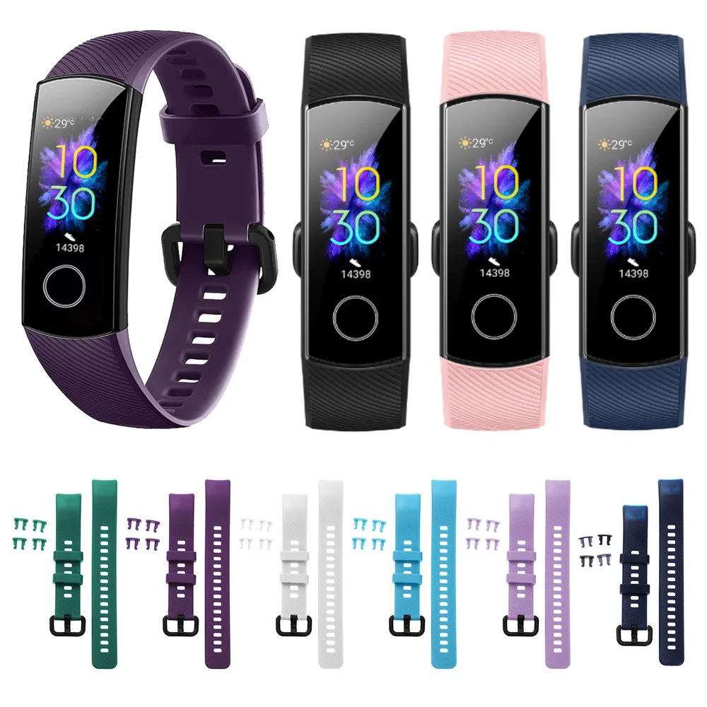 Новое поступление цветной спортивный браслет для Huawei Honor Band 5 4 сменный