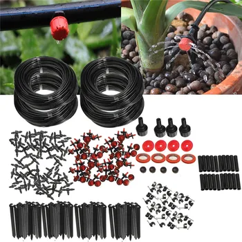 

1Set 92m Micro Drip Irrigation Self Watering Automatic System Kit Set Drippers For Plant Garden Greenhouse