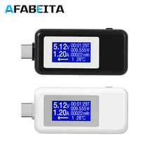 Тип-c тестер USB Тестер DC Цифровой вольтметр напряжение измеритель тока Амперметр детектор power Bank зарядное устройство вольтметр с индикатором