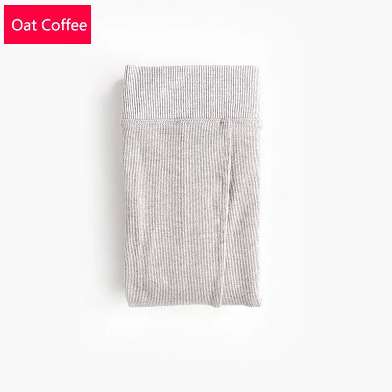 Oat Coffee Модные флисовые леггинсы женские бархатные леггинсы осенние и зимние цельные штаны теплые женские леггинсы - Цвет: Oat Coffee