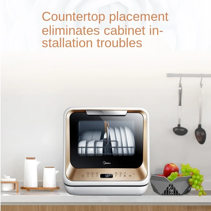 Installation-Free Dishwasher Household Automatic Desktop Mini Stand-Alone All-in-One Machine Dish Washers electric dish washer