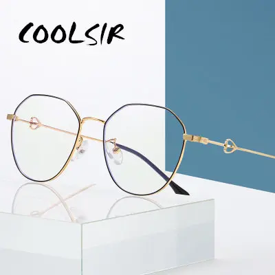COOLSIR винтажные очки против голубого излучения оправа для женщин чтения синий