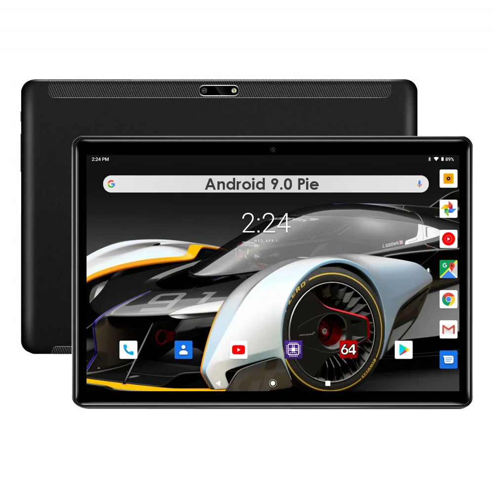 

Super Storage 32GB eMMC 10 inch Tablet PC Android 9.0 OS 2.5D Glass 5.0MP Camera 3G WCDMA Phablet 10 10.1 Media Pad Gifts