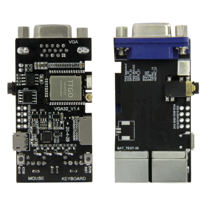 Vga32 v1.4 контроллер PS / 2 мышь клавиатура графика контроллера библиотека игровой