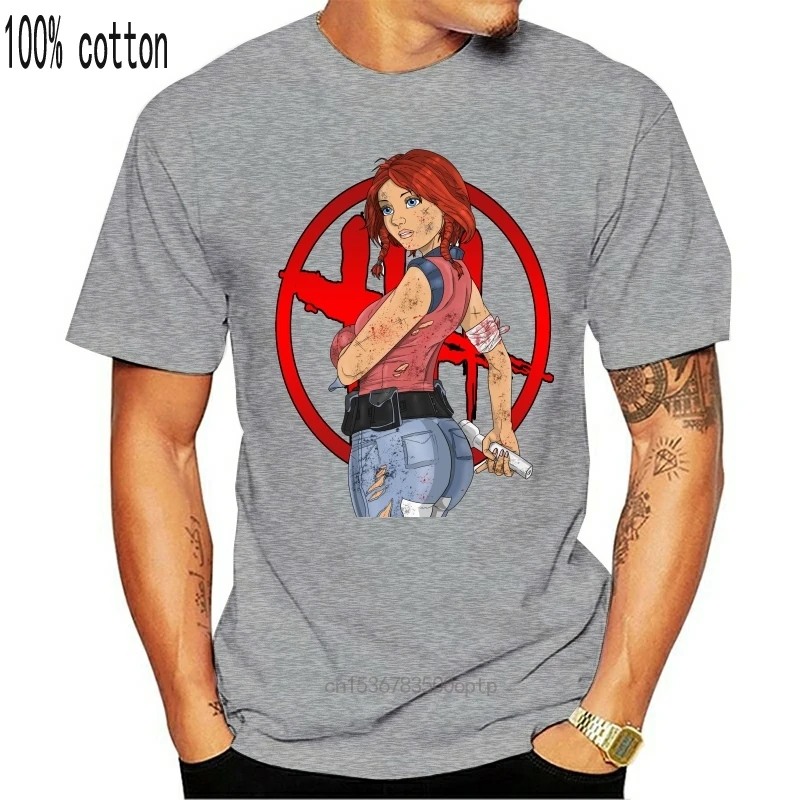 Dead By Daylight Meg Thomas Dirty And Bloody Men T Shirt Dbd Trapper Killers Game Awesome Tees Short Sleeve T-Shirts Pure Cotton | Женская