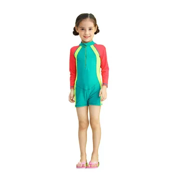 

1Pc Baby Girl Boy Summer Solid Color Diving Suits For Boy And Girl In One-piece Short Sleeves Thermal Swimsuit Soft Cute Clothes