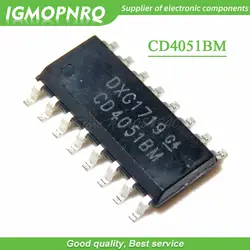 10 шт. CD4051BM CD4051B CD4051 4051 SOP16 восемь селективных переключателей новый оригинальный Бесплатная доставка