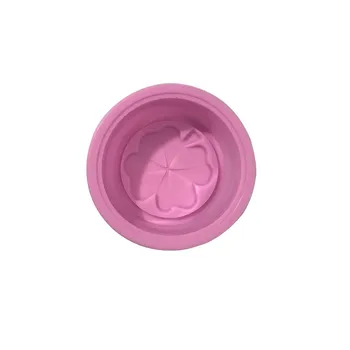 

Silicon Single Hole Round Handmade Soap Mold Silicone Mold, Cake Mold, DIY Jelly Mold Baking Mold MAQUETER Eco-friendly 555 Pink