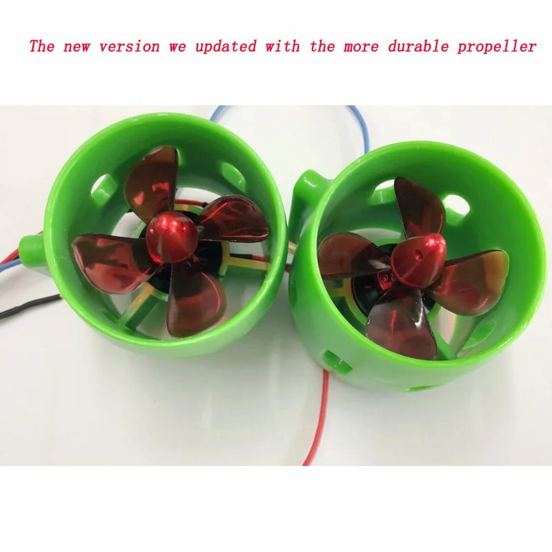 1 шт. RC Лодка Bait буксир 12 V-24 V бесщеточный мотор подводный двигатель CW CCW 4-Лопастной нейлоновый Пропеллер для DIY под водой робот