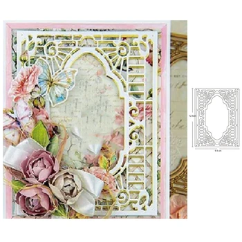 

Rectangle Border Metal Cutting Die Cut Die Mold Stair Shape Frame Scrapbook Paper Craft Knife Mould Blade Punch Stencil Die 2020