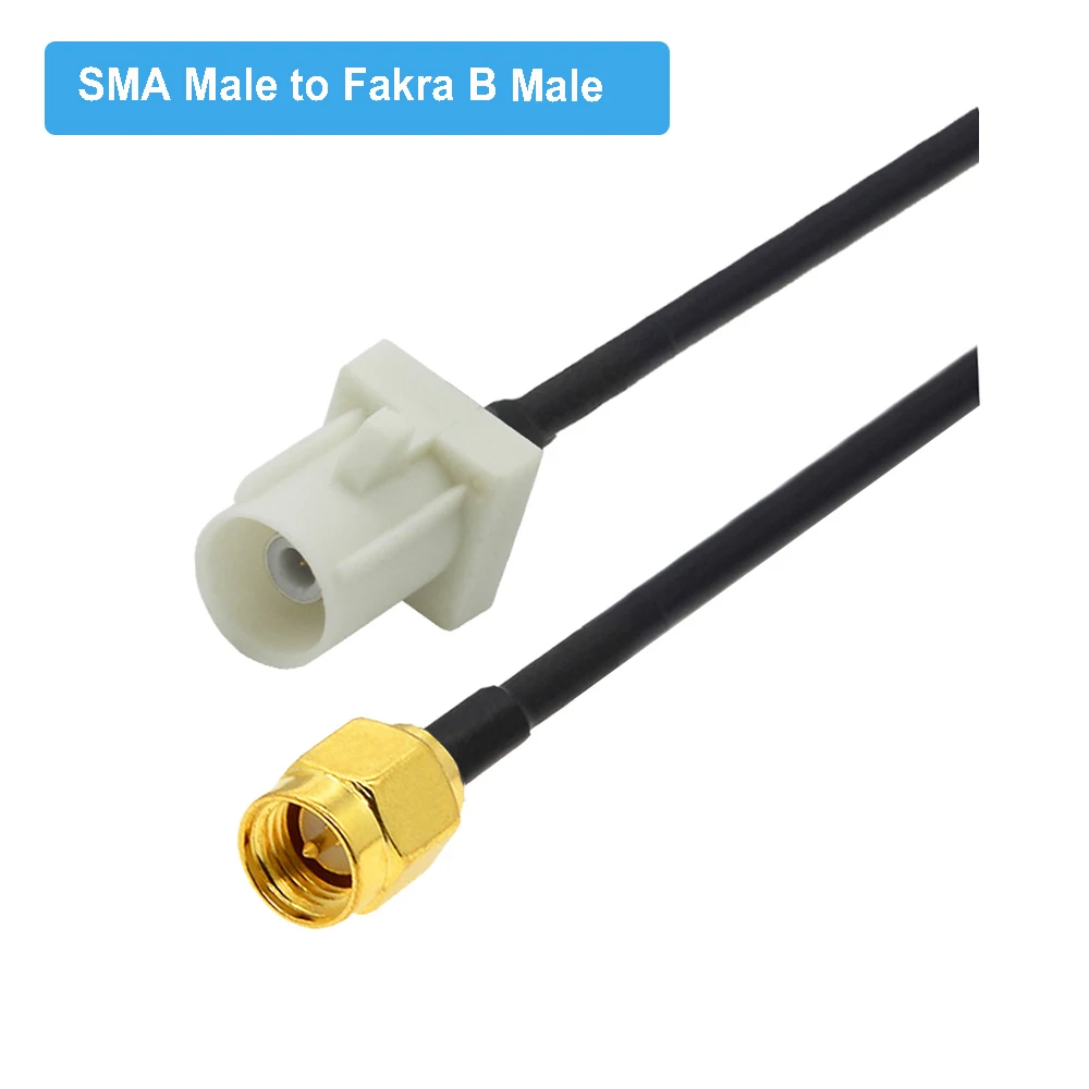 Cable coaxial TV 5M de macho a hembra Blanco