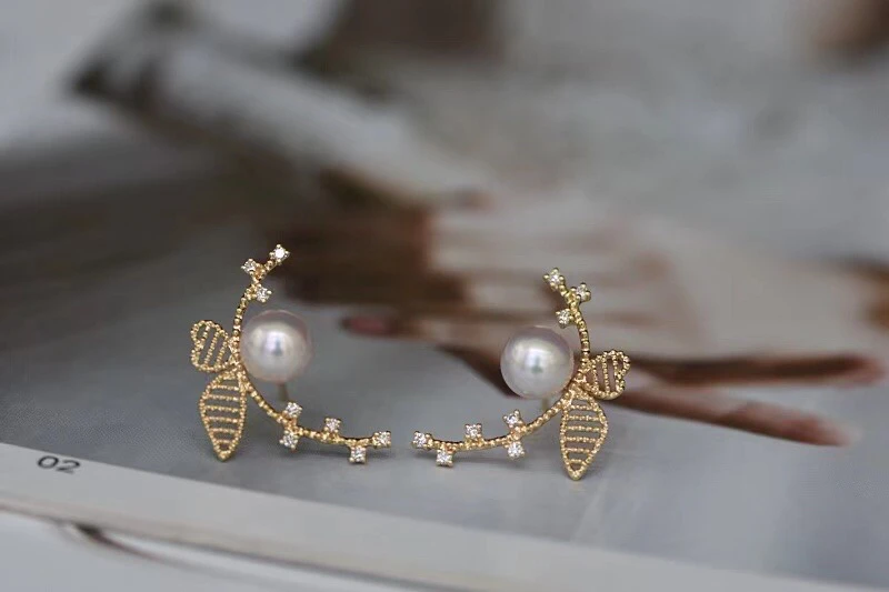 

Серьги из стерлингового серебра 925 пробы, фурнитура для крепления ювелирных изделий, аксессуары для жемчужных бусин, агат, Нефритовый кристалл