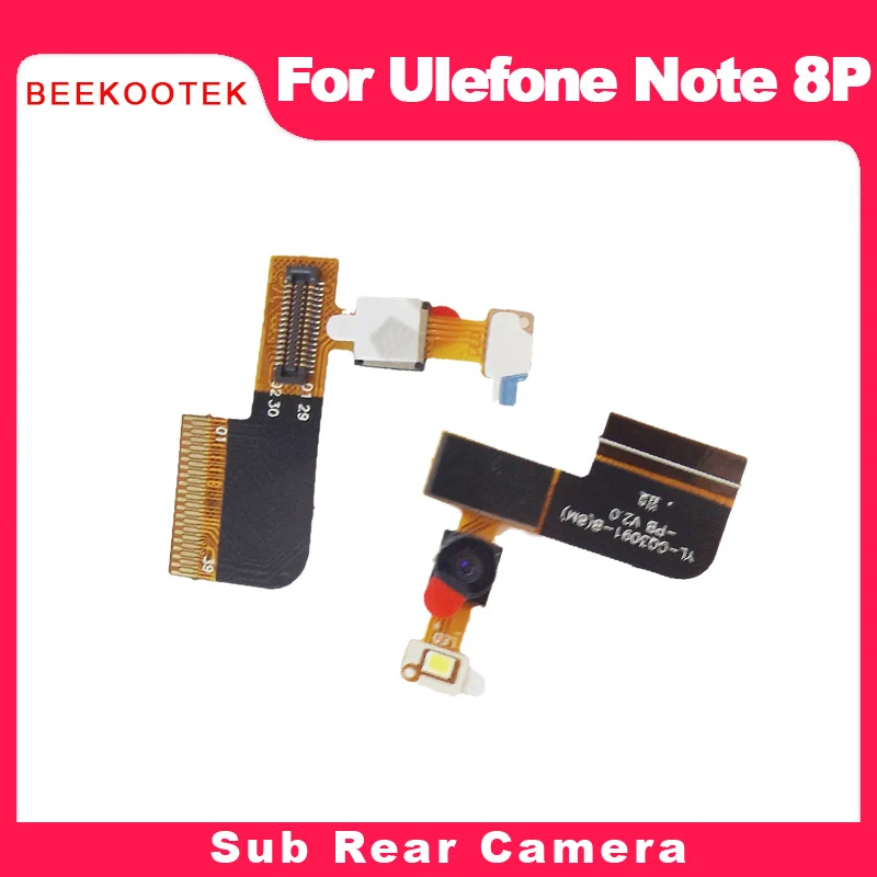 Beekootek Nuovo Originale Ulefone Note 8P Sub Telecamera Posteriore Trasferimento Su Fpc + Sub Camera + Torcia Per Ulefone Note 8P Telefono Cellulare