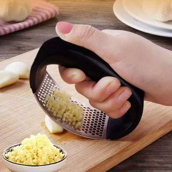 

1Pcs Stainless Steel Garlic Presses Manual Garlic Mincer Slicer Garlic Crusher Squeezer Vegetable Tool Garlics Grinding Slicer