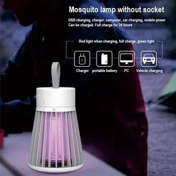 

10w Electronic Mosquito Killer Led Mosquito Lamp Home Electric Shock Type Silent Mosquito Repellent Light Pest Trap#g40