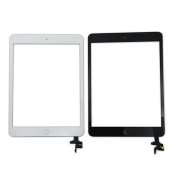 

Besegad Touch Screen Digitizer Front Glass Replacement with Home Button Adhesive Camera Bracket for Apple iPad Mini 1 2 A1432
