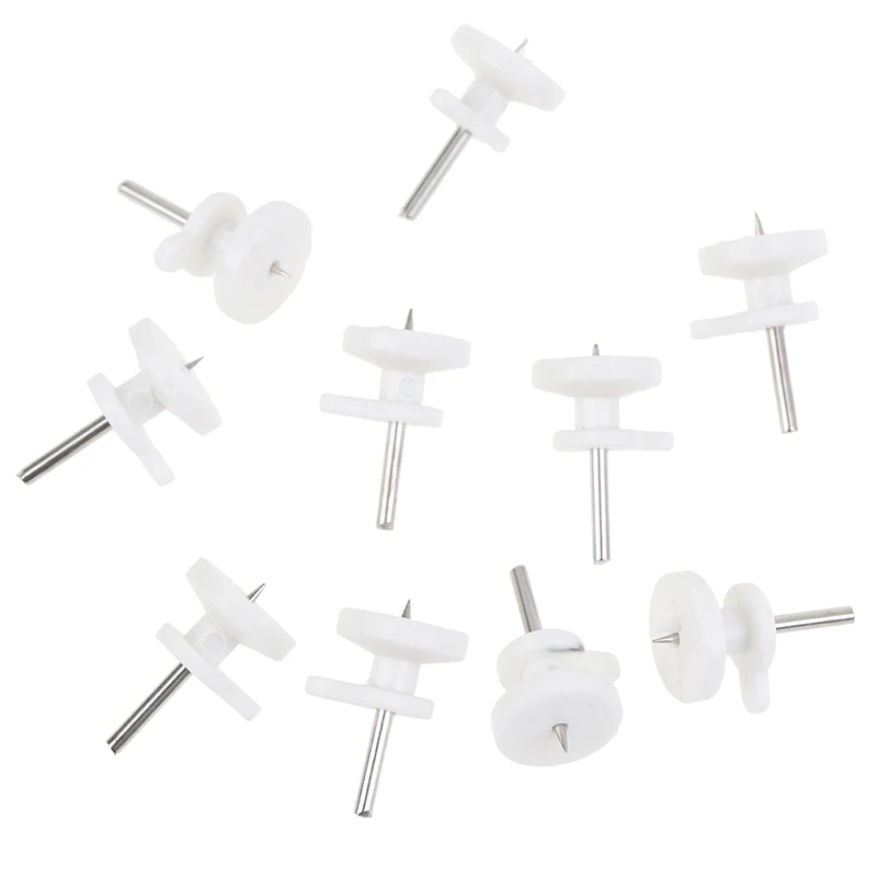 10pcs Wall Mounted Hooks Non-Trace Nail for Concrete Cinder Block Hardwood