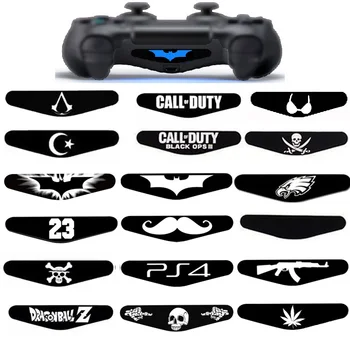 

Fashion Custom 1 pcs Game Light Bar Vinyl Stickers Decal Led Lightbar Cover For Playstation Dualshock 4 PS4 PRO Slim Controller