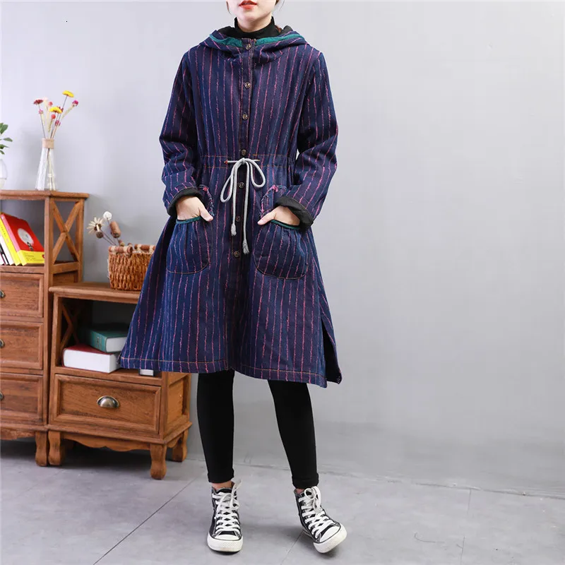 Max LuLu корейская модная зимняя куртка Теплая стеганая одежда женские длинные полосатые парки женские пальто с капюшоном Повседневная Уличная одежда