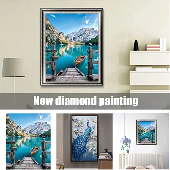 

Diamond Painting Kit Full Drill Paint with Diamonds Cross Stitch Arts Craft Painting for Home Docoration LFX-ING