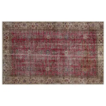 

Handmade Natural Vintage Turkish Area Rug 141x222 Cm-4'8''X7'3''