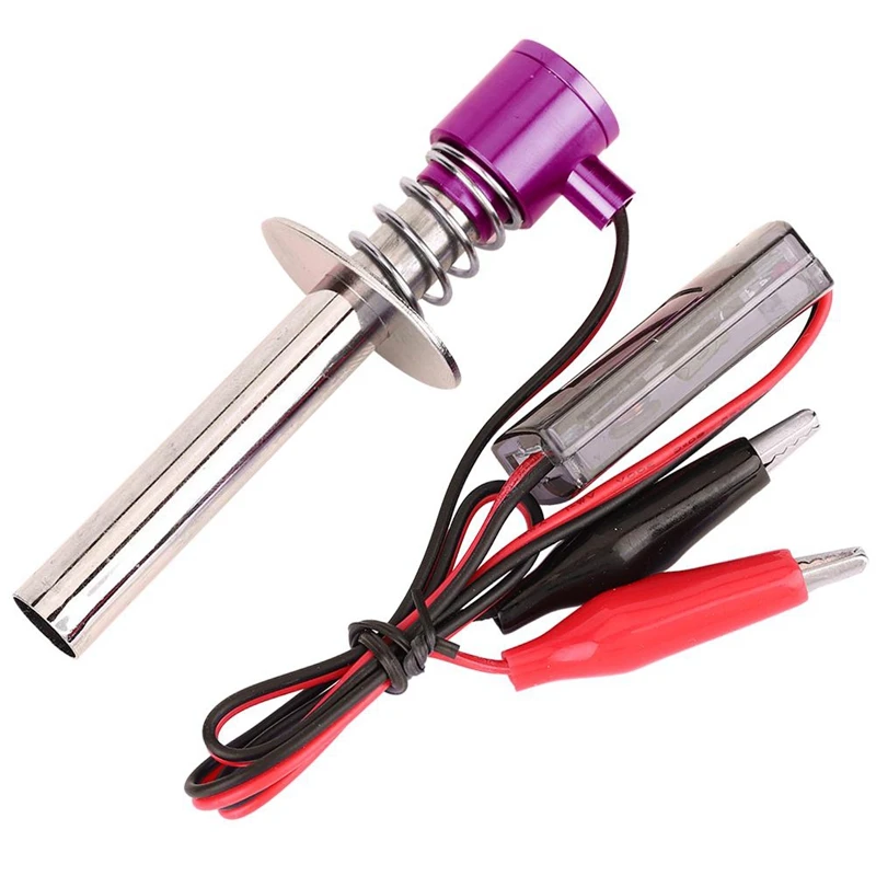 

6V -24V Electronic Glow Plug Starter Igniter Fit for Nitro RC Car Engine