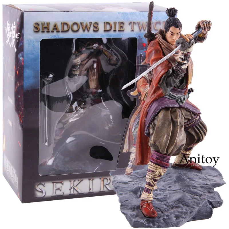 Sekiro Shadows Die Twice Figure ПВХ Аниме Фигурки Коллекционная модель игрушки - Цвет: with colorful box