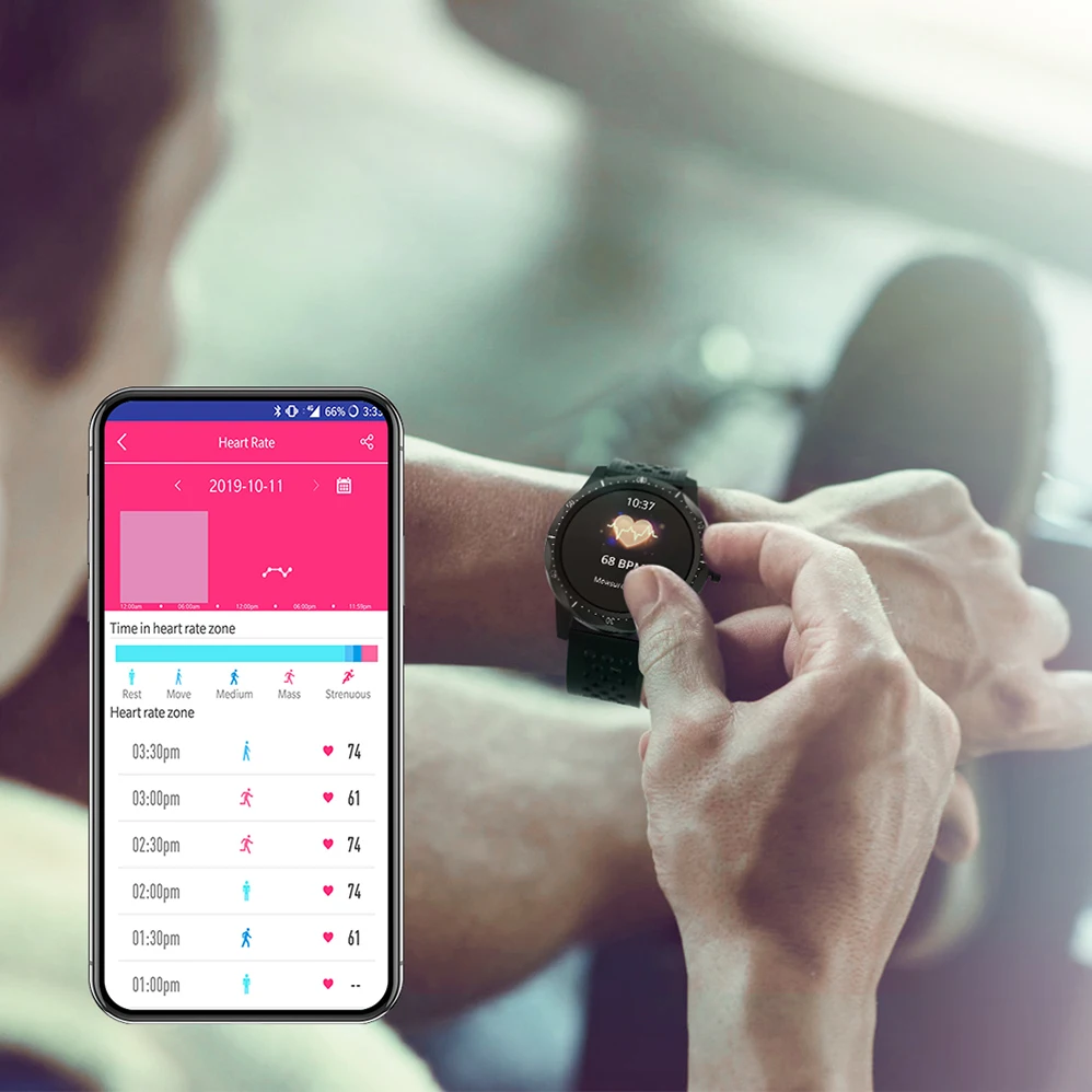 Смарт-часы SKY 1 Pro, IP67, водонепроницаемые, пульсометр, Bluetooth, спортивный фитнес-трекер, мужские Смарт-часы для iPhone, Android