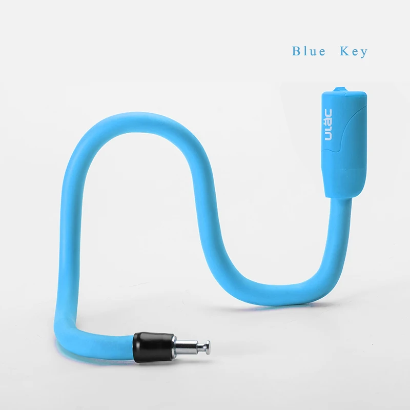 Blue Key ULAC велосипедный замок MTB дорожный велосипед пароль Ключ анти-Sheft память 4 цвета Сверхлегкий портативный стальной замок велосипедные безопасные аксессуары - Цвет: Blue Key