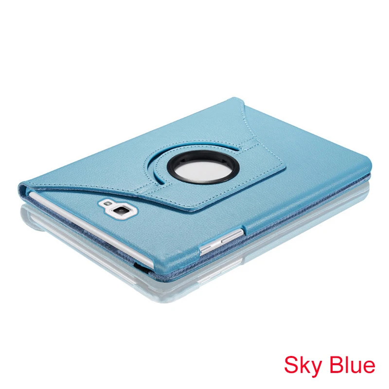 Sky Blue Essidi чехол для samsung Galaxy Tab A 10,1 дюймов T580 T585 регулируемый кожаный чехол для планшета samsung Tab A 10,1 дюймов - Цвет: Sky Blue