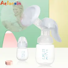 

Portable Manual Push Type Manual Suckling Breast Pump Milk Collector Holder Baby Breastfeeding Bottle Puerperal Nursing Pump