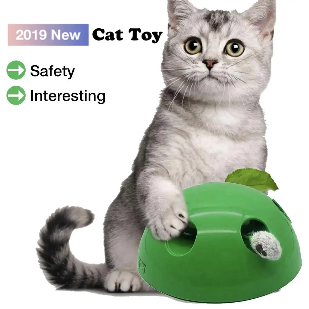 

Interactive Cat Toys Automatic Cat Exercise Teaser Toy Random Rotating Tease Cat Extend The Feet Paw Toy Pet Dog Kitten Toys